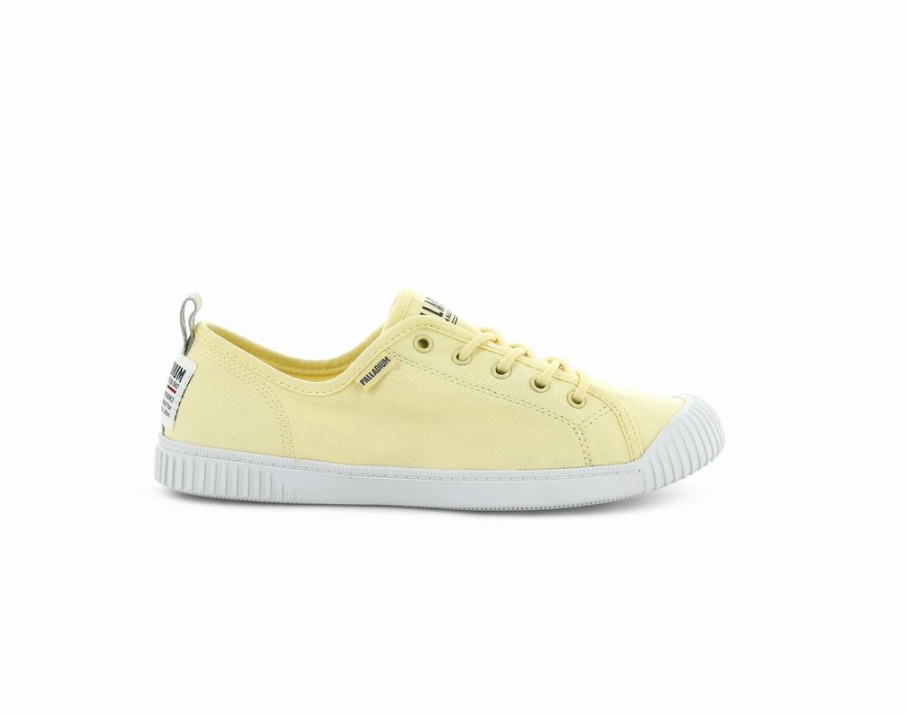 Zapatos Palladium Easy Lace Canvas Bajas Mujer - Amarillo ||LNHP-62043||